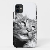 Coques Case-Mate iPhone Cool Kitty Design (Dos)