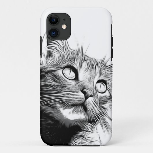 Coques Case-Mate iPhone Cool Kitty Design (Dos)