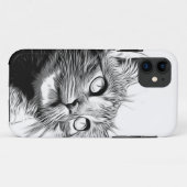 Coques Case-Mate iPhone Cool Kitty Design (Dos (Horizontal))