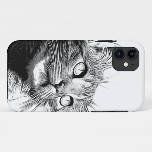 Coques Case-Mate iPhone Cool Kitty Design (Dos (Horizontal))