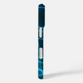Coques Case-Mate iPhone Cool Lumineux Blue Wave Motif personnalisé (Verso / Droite)