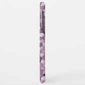 Coques Case-Mate iPhone COOL Magenta Purple Motif rose (Dos/Gauche)