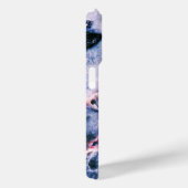 Coques Case-Mate iPhone Cool Marbre Texture bleu rose blanc (Verso / Droite)