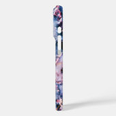 Coques Case-Mate iPhone Cool Marbre Texture bleu rose blanc (Verso / Gauche)