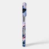 Coques Case-Mate iPhone Cool Marbre Texture bleu rose blanc (Verso / Droite)