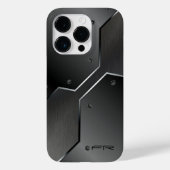 Coques Case-Mate iPhone Cool Masculine Métallurgique Conception géométriqu (Verso)