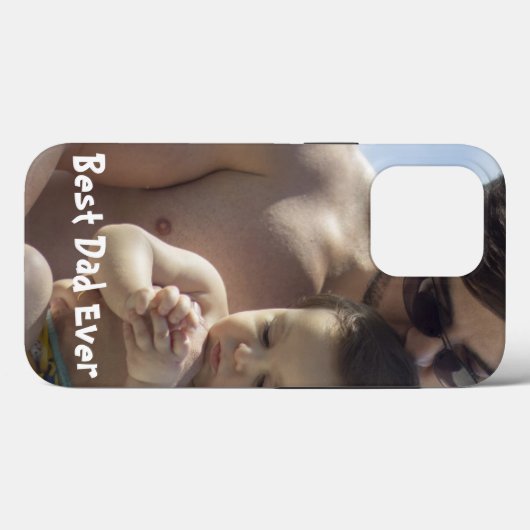 Coques Case-Mate iPhone Cool Meilleur papa jamais (Verso (horizontal))