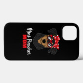 Coques Case-Mate iPhone Cool Mini Pinscher Chien Maman Amoureux des chiens (Verso (horizontal))