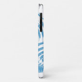 Coques Case-Mate iPhone Cool, moderne, bleu abstrait tendance (Dos/Gauche)