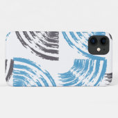 Coques Case-Mate iPhone Cool, moderne, bleu abstrait tendance (Dos (Horizontal))