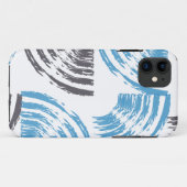 Coques Case-Mate iPhone Cool, moderne, bleu abstrait tendance (Dos (Horizontal))