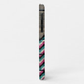 Coques Case-Mate iPhone Cool moderne Chevron Motif sur bois (Dos/Gauche)
