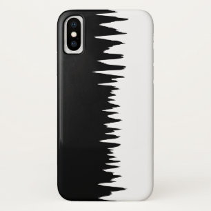 Case-Mate iPhone Case Cool noir et blanc Zigzag Motif rayé