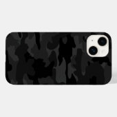 Coques Case-Mate iPhone Cool noir et gris Camo Camouflage Motif Durable (Verso (horizontal))