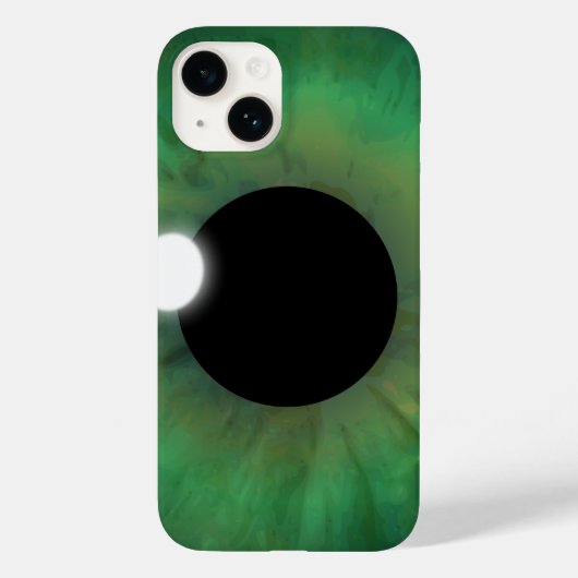 Coques Case-Mate iPhone Cool oeilPhone Oeil vert Iris Eyeball Closeup Slid (Verso)