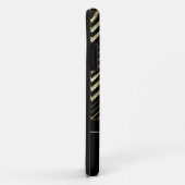 Coques Case-Mate iPhone Cool Or Et Diamants Motif Chevron (Dos/Droite)