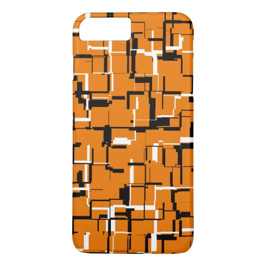 Coques Case-Mate iPhone COOL orange noir blanc (Dos)