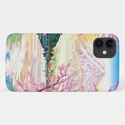 Coques Case-Mate iPhone Cool oriental japonais Fuji printanier (Dos (Horizontal))