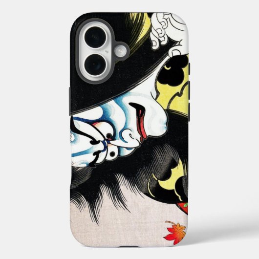 Coques Case-Mate iPhone Cool oriental japonais Togakushi kabuki acteur (Verso)