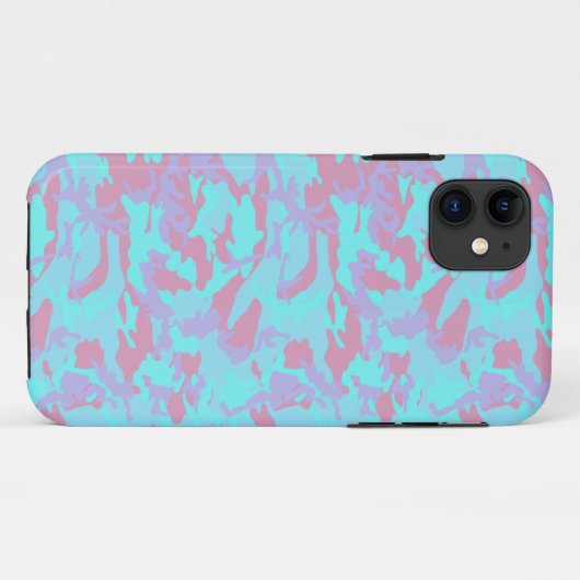 Coques Case-Mate iPhone Cool Pastel Camo Motif (Dos (Horizontal))