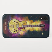 Coques Case-Mate iPhone Cool personnalisé Funky Abstrait Guitare Art (Dos (Horizontal))