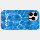 Coques Case-Mate iPhone Cool personnalisé Piscine bleue Photo (Verso (horizontal))
