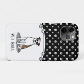 Coques Case-Mate iPhone Cool Pit Bull et lunettes de soleil (lt brindle bl (Dos (Horizontal))
