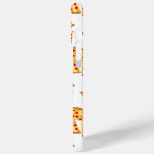 Coques Case-Mate iPhone Cool plaisir pizza et tranches motif blanc Monogra (Verso / Gauche)