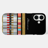 Coques Case-Mate iPhone Cool rayures noir (Verso (horizontal))