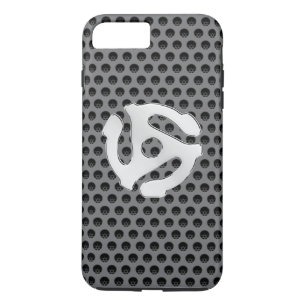 Coque iPhone 7 Plus COOL Retro Chrome Comme 45 espaceur DJ Imprimer