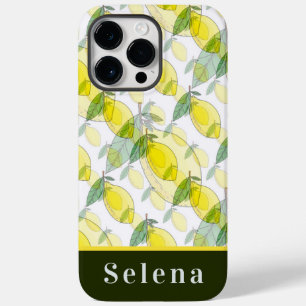 Coque Pour Pour iPhone 14 Pro Max Cool Retro  jaune citron noir Motif