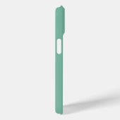 Coques Case-Mate iPhone Cool Retro les années 70 rayures Turquoise Jaune O (Verso / Droite)