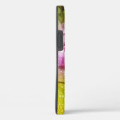 Coques Case-Mate iPhone Cool rose vert unique Aquarelle Motif (Verso / Droite)
