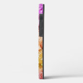 Coques Case-Mate iPhone Cool rose vert unique Aquarelle Motif (Verso / Gauche)