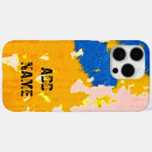 Coques Case-Mate iPhone COOL Rustique Abstrait Motif - Personnalisable (Verso (horizontal))