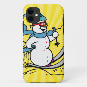 Case-Mate iPhone Case Cool Snowman Ski amateurs de ski sports d'hive