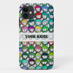Coque Case-Mate Pour iPhone COOL SOURIRE FACES GROUPE + votre texte