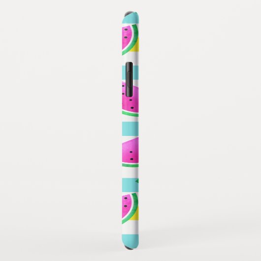 Coques Case-Mate iPhone Cool Summery Motif Des Ppastèques Roses (Dos/Droite)