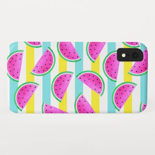Coques Case-Mate iPhone Cool Summery Motif Des Ppastèques Roses (Dos (Horizontal))