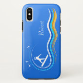 Coques Case-Mate iPhone Cool Surf Surfer Surf surf Riding a Wave Slim (Dos)