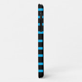Coques Case-Mate iPhone Cool tendance Bleu Seahorse Bleu Stripe Noir uniqu (Dos/Gauche)