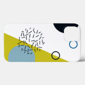 Coques Case-Mate iPhone Cool, tendance, moderne, vert Memphis (Verso (horizontal))