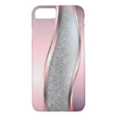 Coques Case-Mate iPhone Cool tendance rose, Parties scintillant argent - P (Dos)