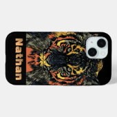 Coques Case-Mate iPhone Cool Tiger Face Art Ajouter Votre Propre Texte (Verso (horizontal))