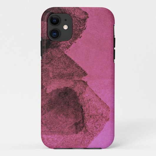 Coques Case-Mate iPhone Cool, unique art moderne de peinture rose (Dos)