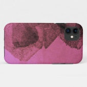 Coques Case-Mate iPhone Cool, unique art moderne de peinture rose (Dos (Horizontal))