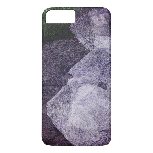 Coques Case-Mate iPhone cool, unique art moderne de peinture violette (Dos)