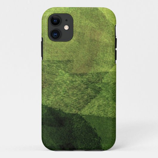 Coques Case-Mate iPhone cool, unique moderne peinture verte design art (Dos)