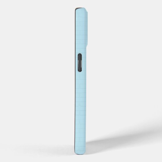 Coques Case-Mate iPhone Cool Urban Serenity Light Blue Bricks Motif (Verso / Droite)