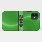 Coques Case-Mate iPhone Cool Vert brillant acier inoxydable métal (Dos (Horizontal))